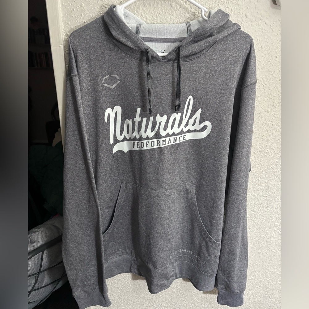 Evoshield Naturals Proformance Gray Hoodie Size Large